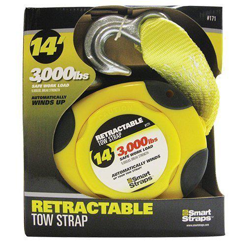 Smartstrap 171 ~ 14ft,  9,000 lbs capacity retractable tow strap 