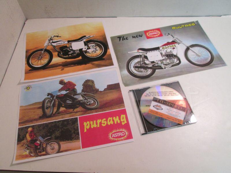 Bultaco pursang astro sales info. the new astro bultaco sales info.