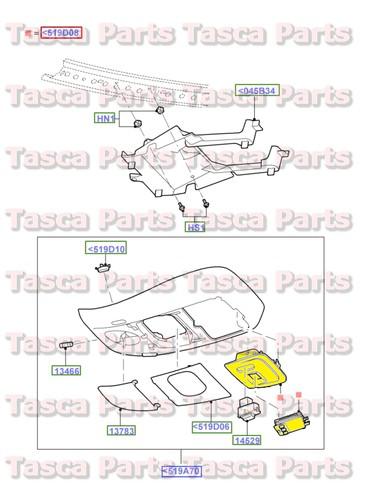 New oem overhead console bezel black sliding roof homelink explorer mountaineer