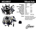 Centric parts 402.65037 front hub assembly