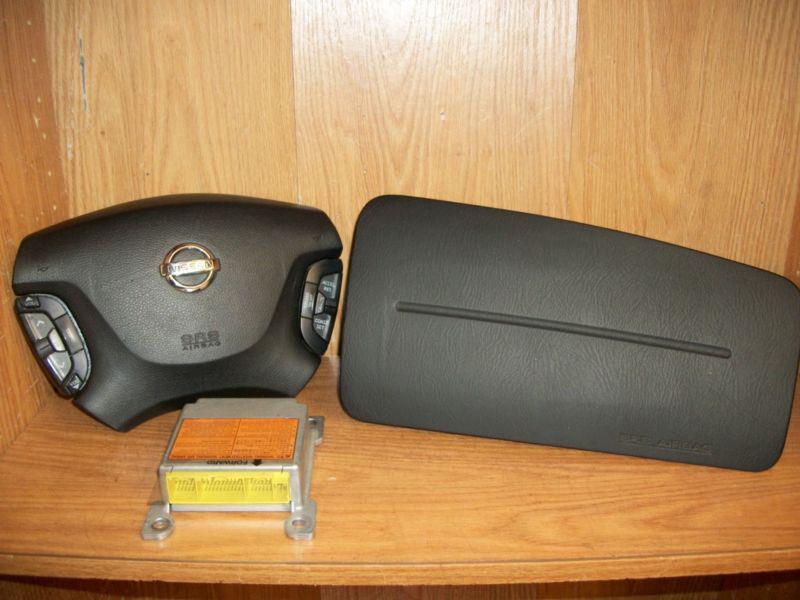 2002 - 2003 nissan maxima - pair air bag bags w-mod (07)