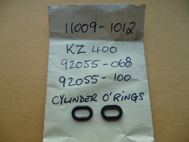 Kawasaki kz400 kz 1974-1978 nos 11009-1012  o ring cylinder x2