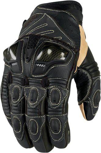 *fast shipping* 2013 icon overlord short glove (black) motorcycle gloves