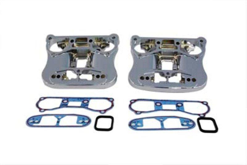 Chrome lower rocker box  and gasket set for hd sportster models 1991-2003 models