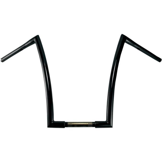 Todd's cycle tsb17-2 1-1/4" strip bars 17" rise black harley fltr, flhr, flst