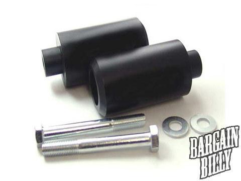 Yamaha fz1 no cut black frame sliders (2006-2011)