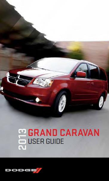 2 in 1 dodge grand caravan 2011 2012 2013 owner manual + user guide