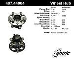 Centric parts 407.44004e rear hub assembly