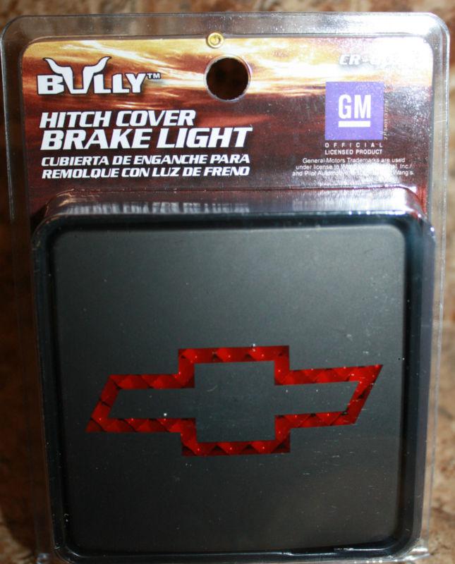 Bully 2" universal brake light hitch cover - chevrolet - gm officially licensed