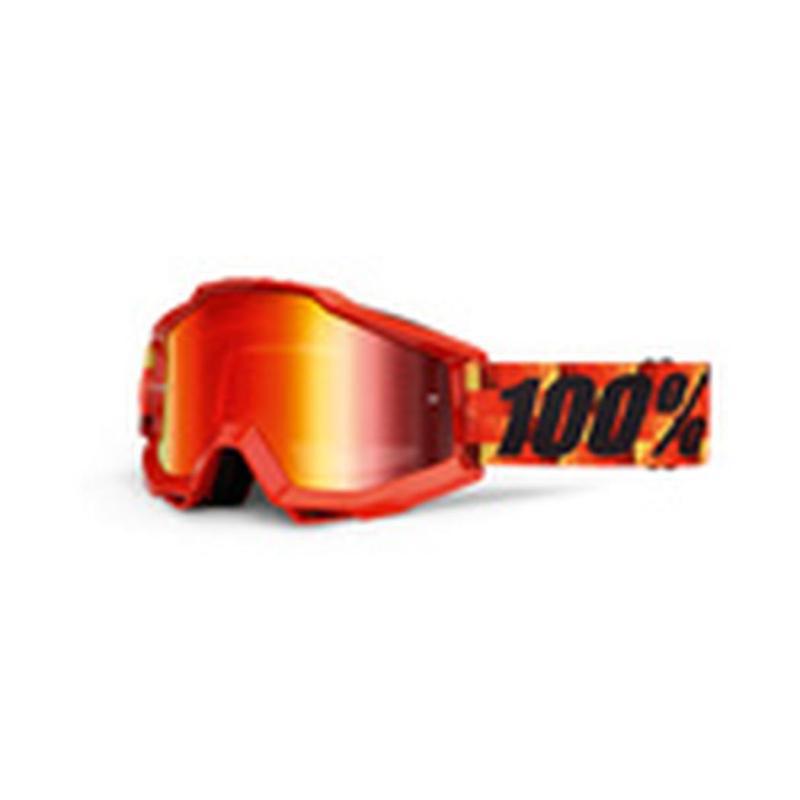 New 100% accuri adult goggles, glam slam, with clear lens