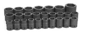 Grey pneumatic corp. 8026m 3/4" drive 19-50mm 26 piece metric master set