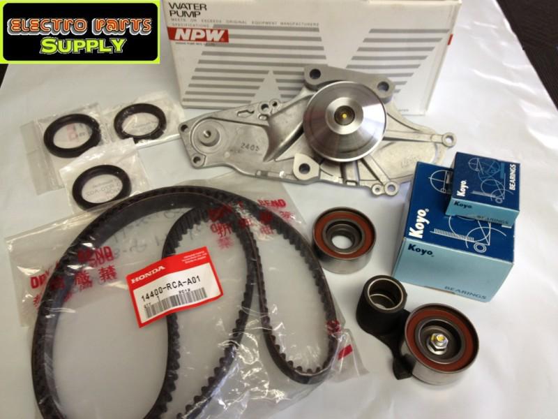 Oem honda timing belt kit & water pump accord pilot ridgeline odyssey mdx rl tl