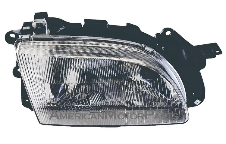 Passenger replacement headlight 94-96 ford aspire w/o special edition package