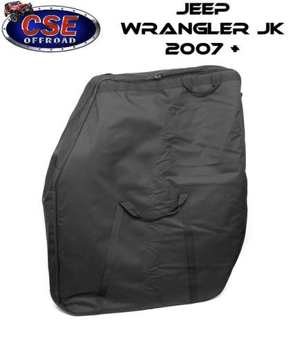 12108.10 new rugged ridge front door storage bag pair jeep wrangler jk 2007-2014