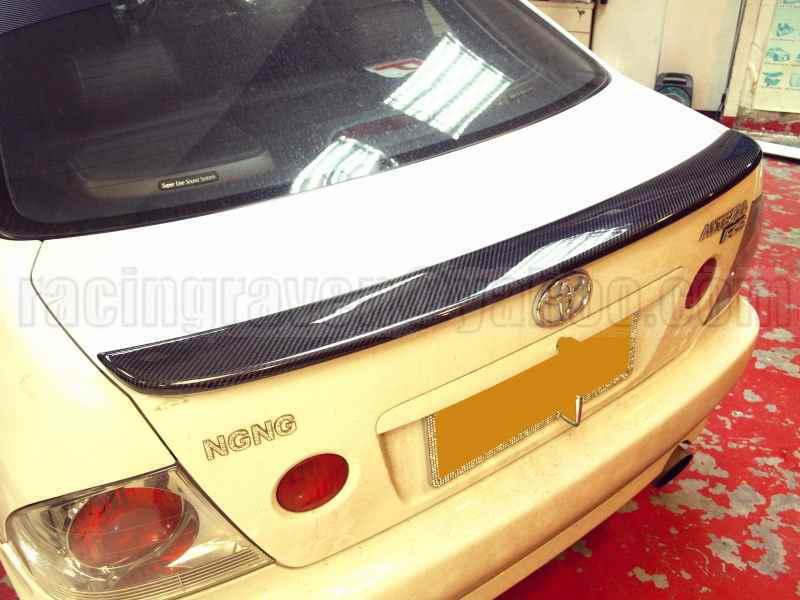 Carbon fiber lexus 98-05 is300 is200 rs200 altezza tm rear wing trunk spoiler