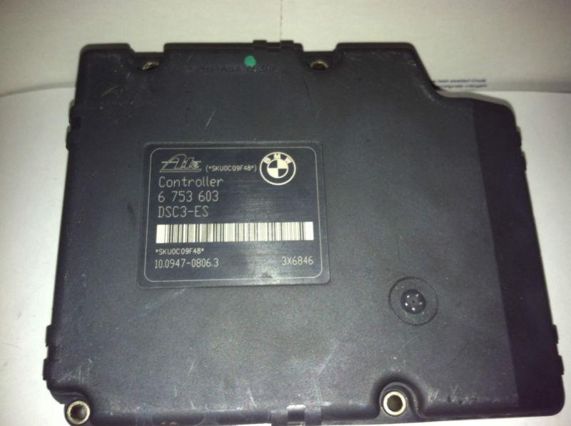 98 99 00 bmw e46 anti lock dsc3-es 6 753 603 brake controller module unit abs