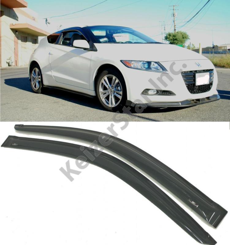 2011-13 honda crz jdm tinted window vent visors / rain guard hic