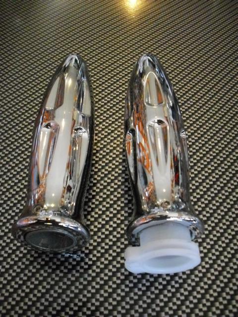 Scooter 150cc gy6 oval chrome grips