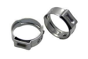 Motion pro stepless clamps for cooling system, silver, 32.9 mm to 36.1 mm range