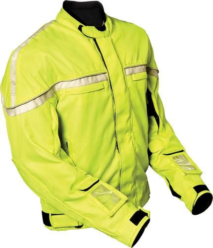 Adaptiv radar detector glowrider motorcycle jacket neon green xx-large