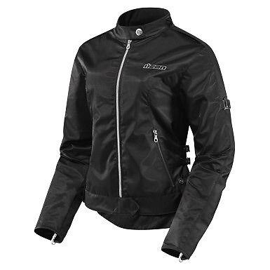 Icon jacket womens hella tex black 3x 2822-0240