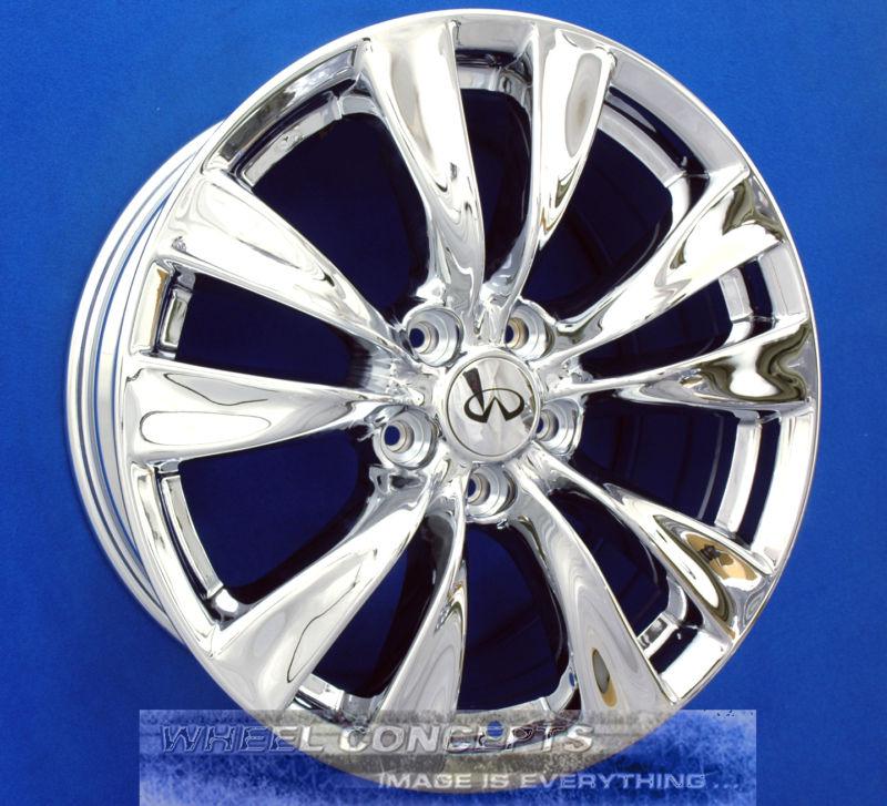 Infiniti m37 18 inch chrome wheels exchange m 37 new 2012