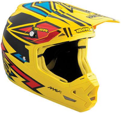 Msr 2014 adult helmet mav1 twisted yellow size extra sm xs