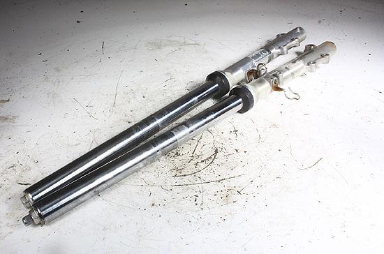 1982 kawasaki kz1100 kz1100a2 front fork tubes/suspension/oem