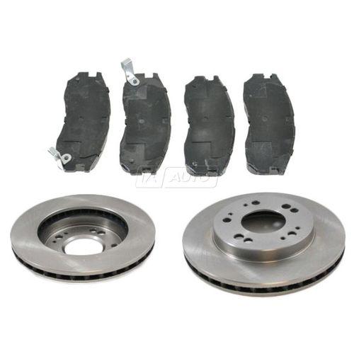 Mitsubishi eagle chrysler dodge front disc brake pad & rotor kit set new