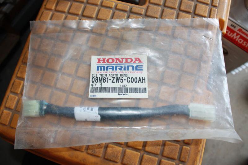 Honda outboard engine trim adaptor harness, honda # 08m61-zw5-cooah