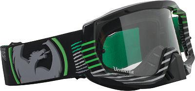 Dragon vendetta goggle linear green w/clear aft lens 722-1293