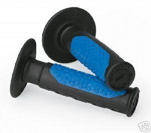 Scott motorcycle mx handlebar grips scott fusion ii black/blue new