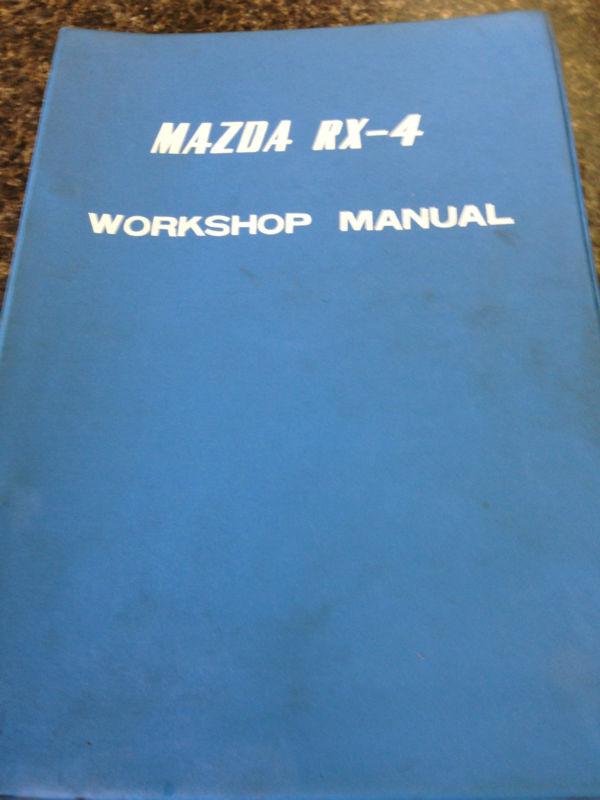 Shop manual mazda