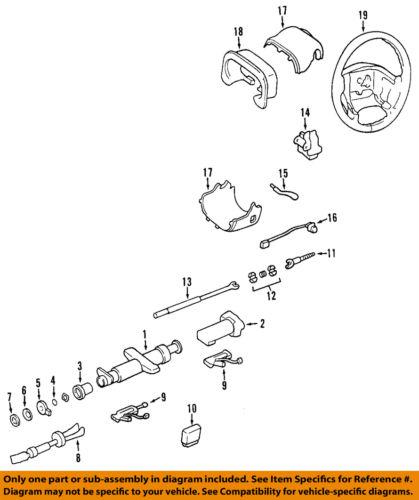 Gm oem 88965543 steering column-position sensor