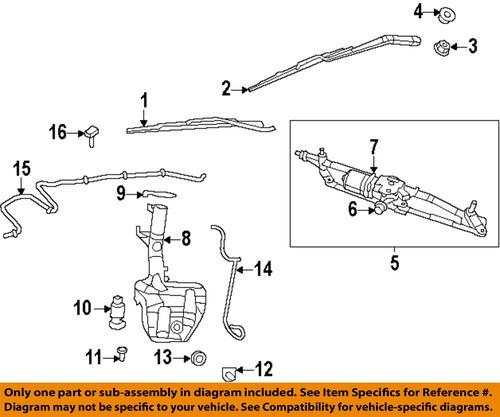 Volkswagen oem 7b0955425a windshield wiper blade/wiper blade