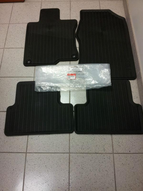 Acura oem factory all weather floor mat set 2009-2012 tsx black