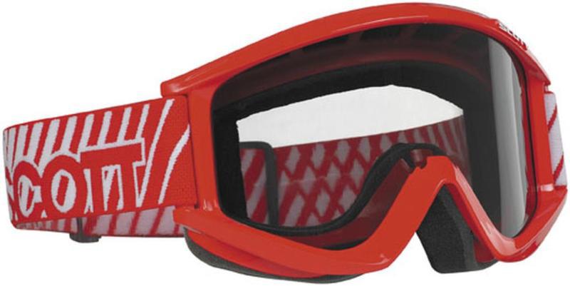 New scott recoil xi pro sand/dust adult goggles, red, one size