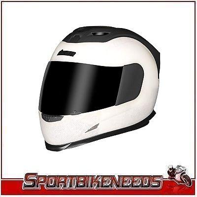 Icon airframe construct white black helmet large lg