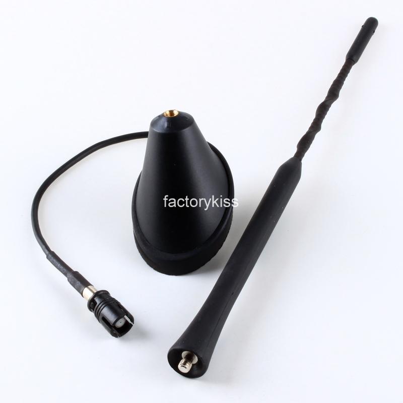 Gsl vw car whip 9" antenna with base bora golf jetta polo mk4 passat b5