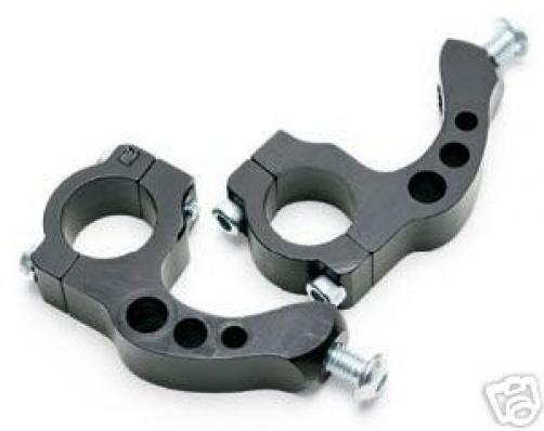 Ktm black easy route handguard mount clamps for 1 1/8" 28mm neken bars u6910015