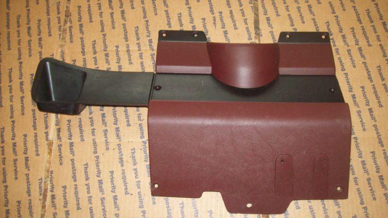 1982-1993 chevy s-10 gmc sonoma under steering wheel dash kick panel good oem ++