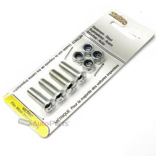 4 metric 6mm x 20mm license plate-frame screws/bolts/fasteners for car-truck