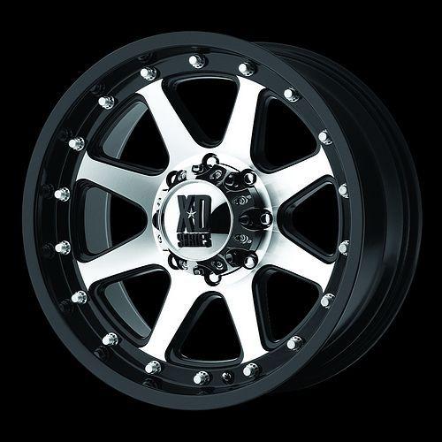 Xd 798 20" black wheels rims 5 6 8 lug 20x9 chevy ford