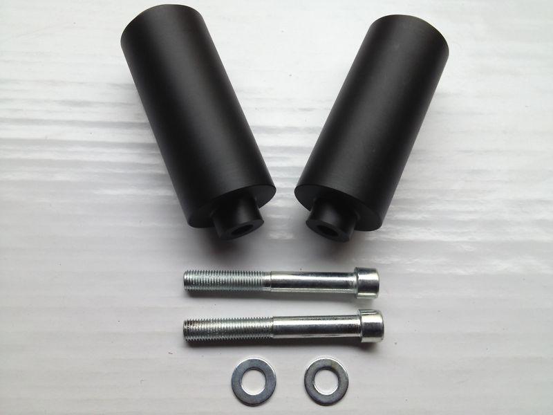 Black delrin frame slider for 2004-2008 yamaha fz6 