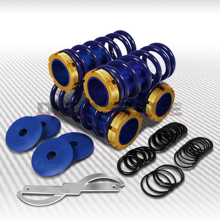 Suspension coilover 0-3" spring del sol/ civic eg ek9/integra dc1 dc2 blue/gold