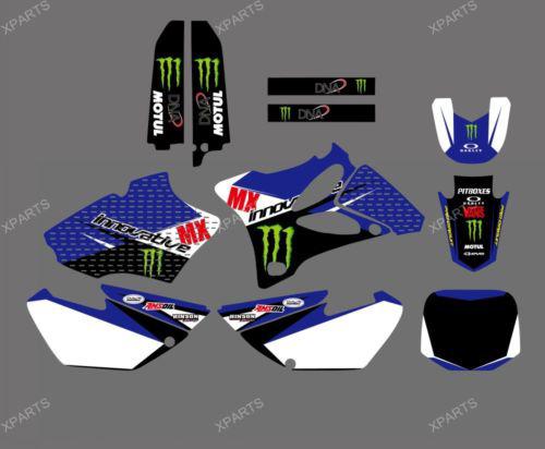 Team graphics & backgrounds decals for yamaha yz85 2002 2003 2004 2005 2006 2007