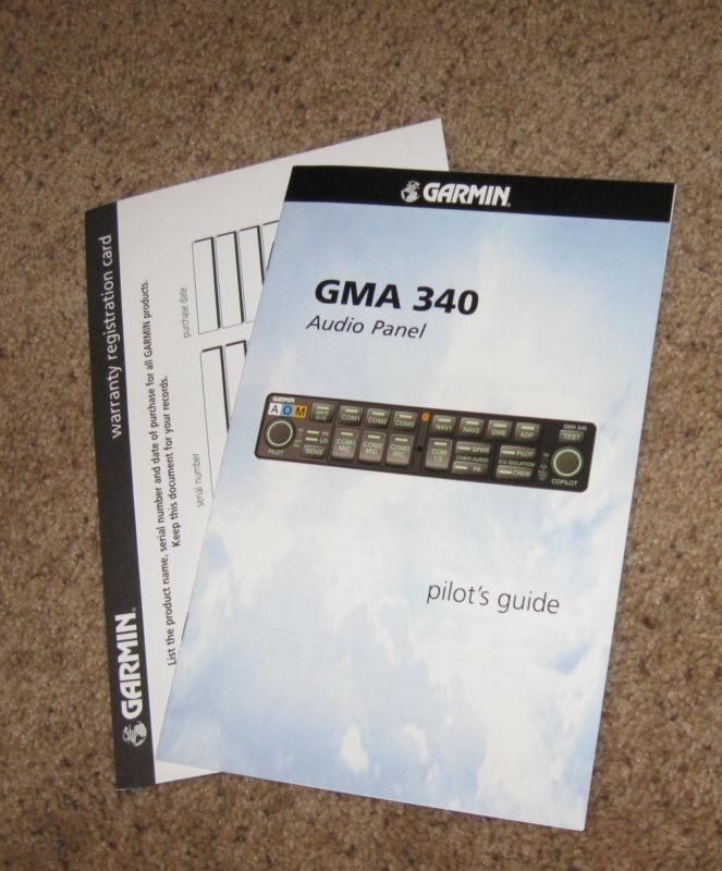 Garmin gma 340 audio panel pilots guide aircraft avionics