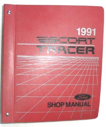 1991 ford escort and mercury tracer shop repair manual 