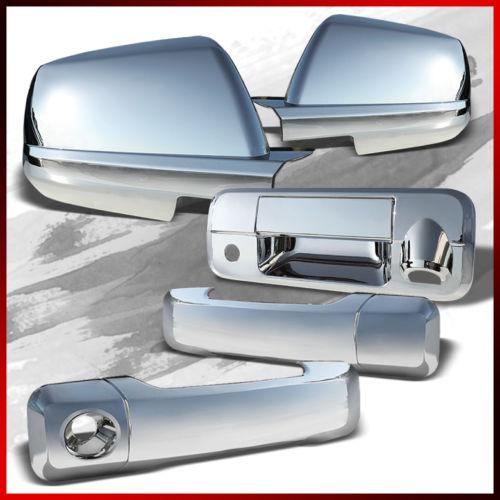 07-13 tundra reg cab mirror+2x door handle+tail gate handle w/ camera hole set