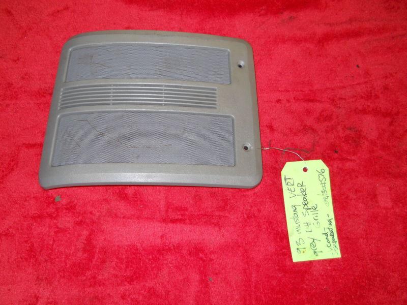 Right passenger rear side speaker grille cover panel convertible grey gray #576